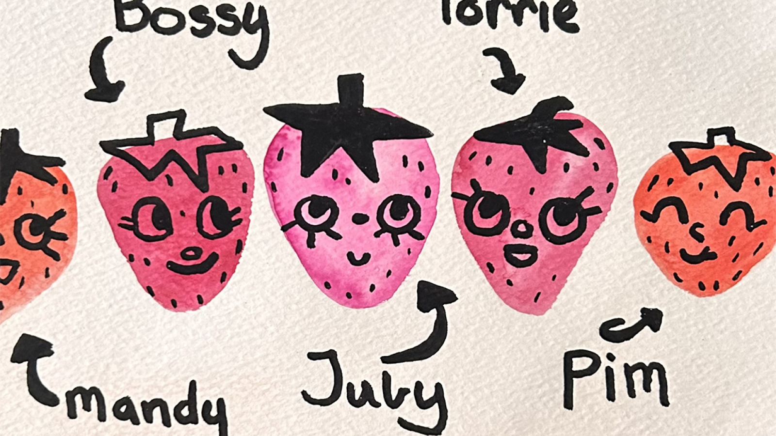 'Strawberries' by Imogen