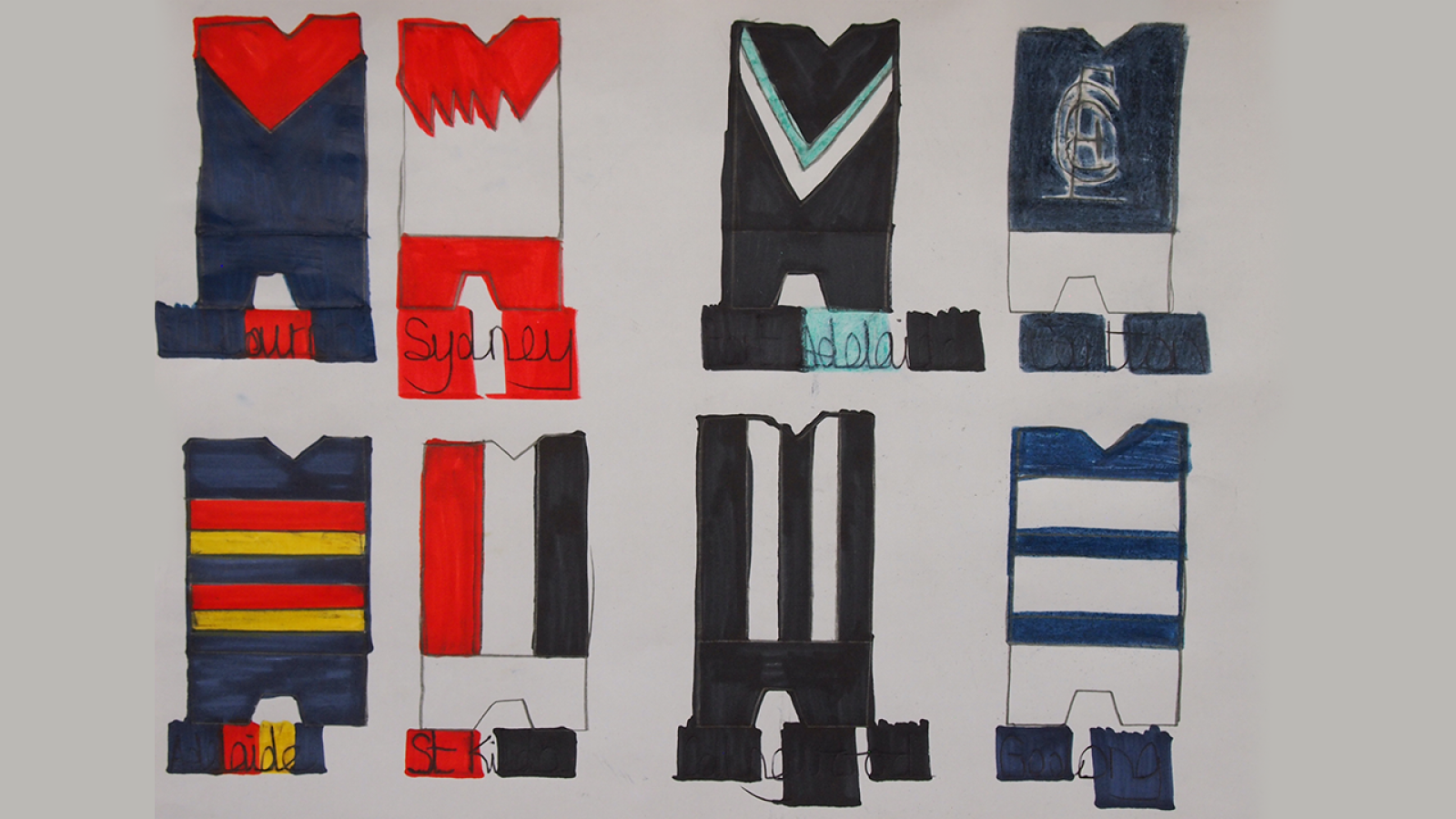 'Footy Jumpers' by Michael