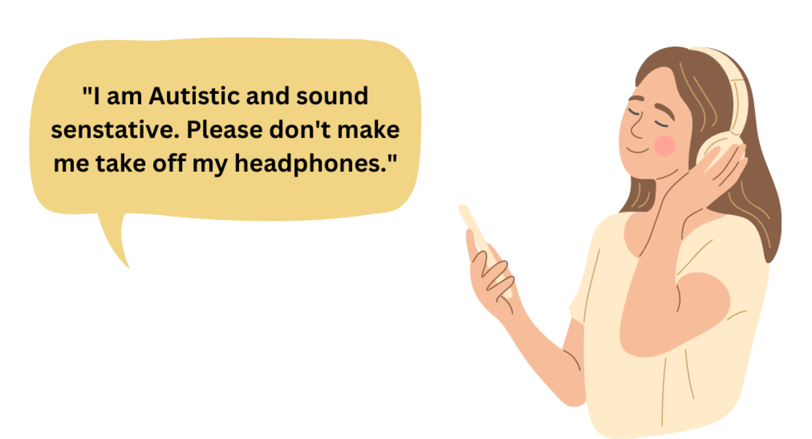 Headphones speech