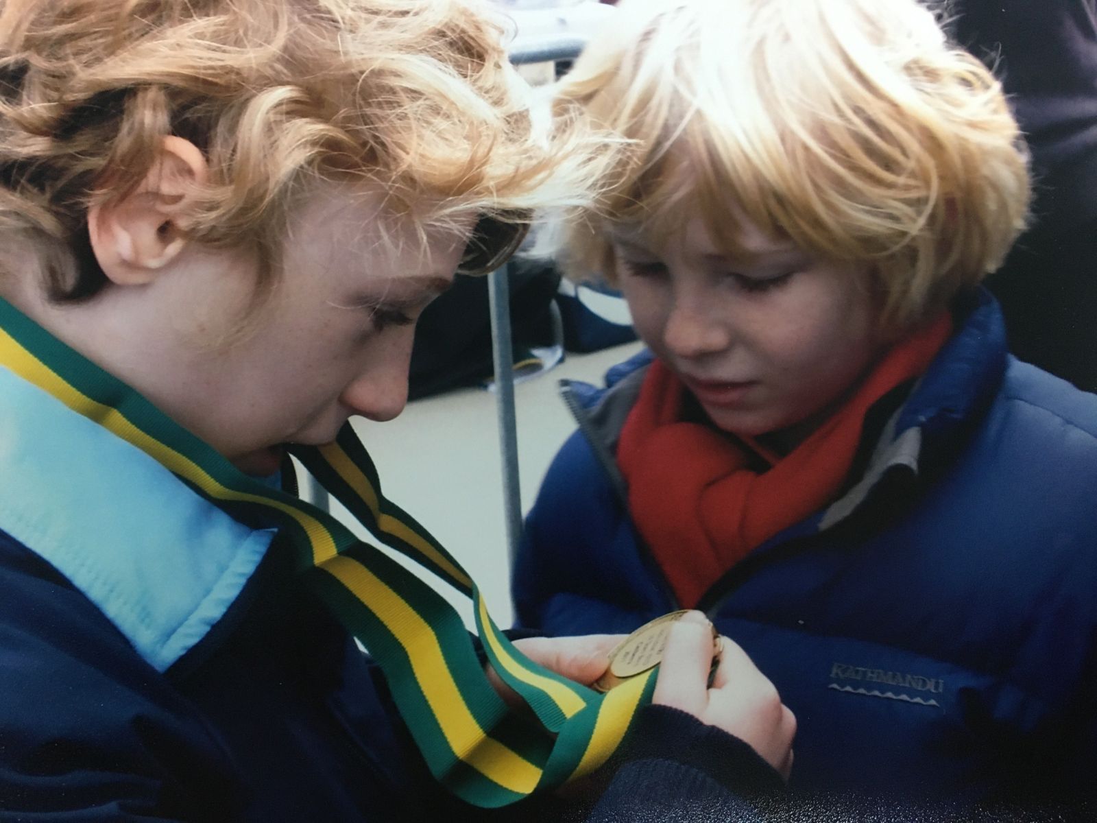 Jérôme, after his first National Race