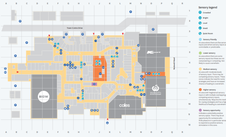 Sensory map