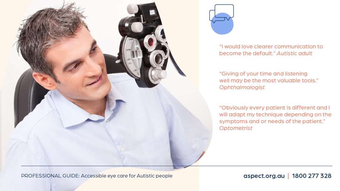 Accessible eye care for Autistic people guide for vision professionals 1