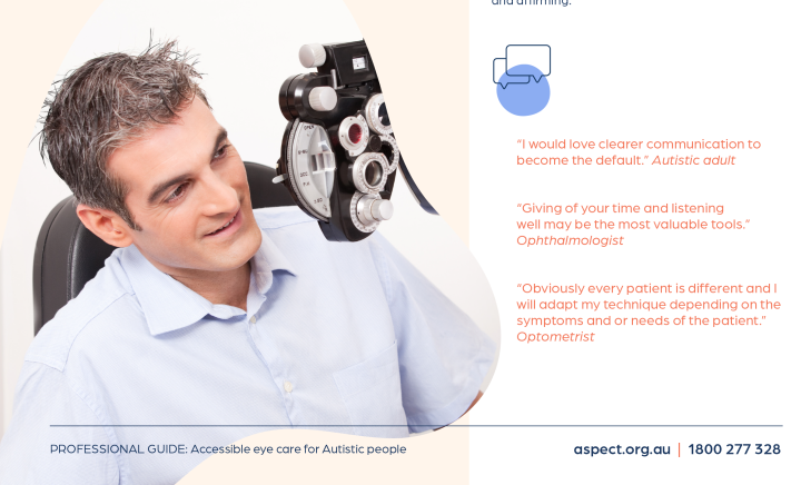Accessible eye care for Autistic people guide for vision professionals 1