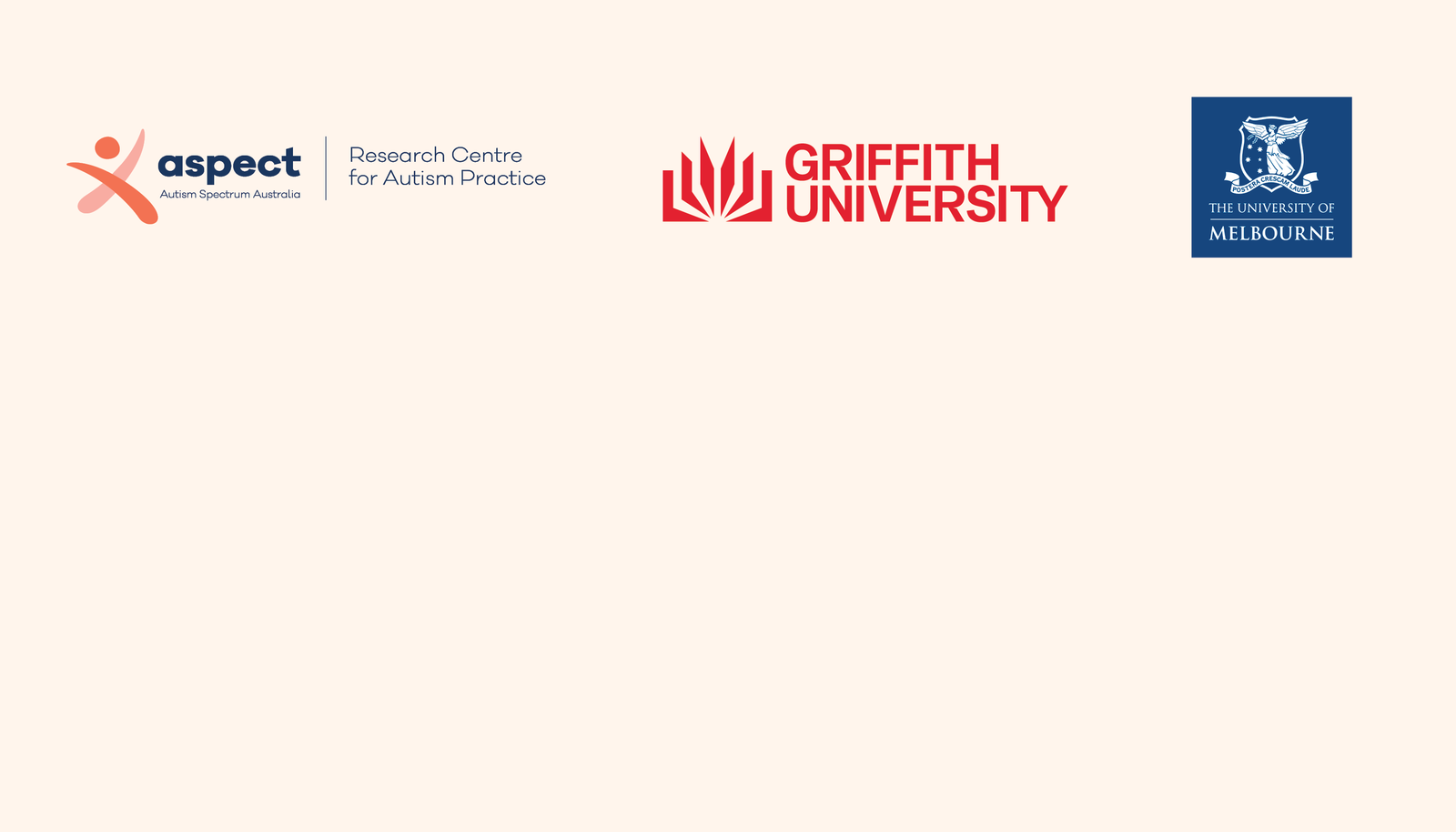 Logo group ARCAP Griffith Mel Uni yellow background