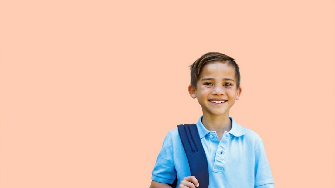 Boy first day of school web Aspect colours