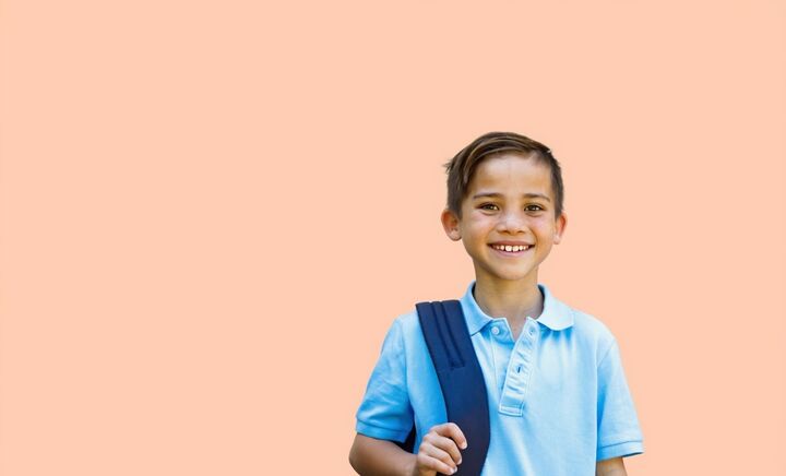 Boy first day of school web Aspect colours