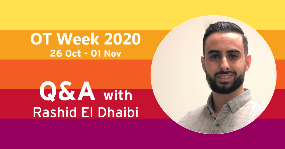 OT Week: Q&A with OT Rashid El… – Autism Spectrum Australia (Aspect)
