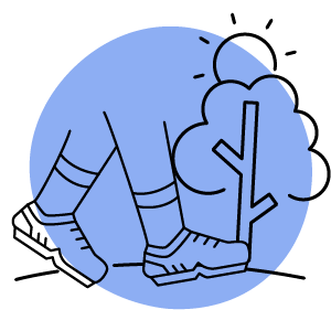 icon for Walking in nature