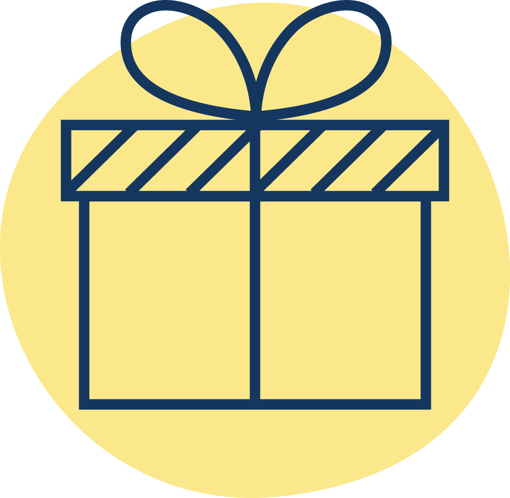 icon for Less-pressure presents